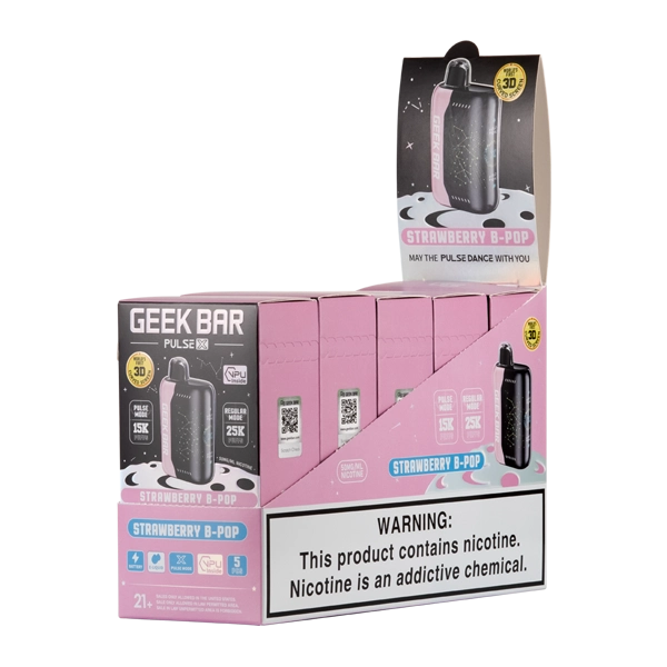 Strawberry B-Pop Geek Bar Pulse X 25k