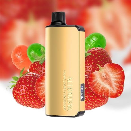 ALIBARBAR INGOT Chupas Chup Strawberry 9000 Puffs