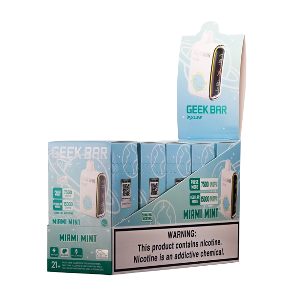 geek bar stone mintz flavor usage guide showing airflow adjustment