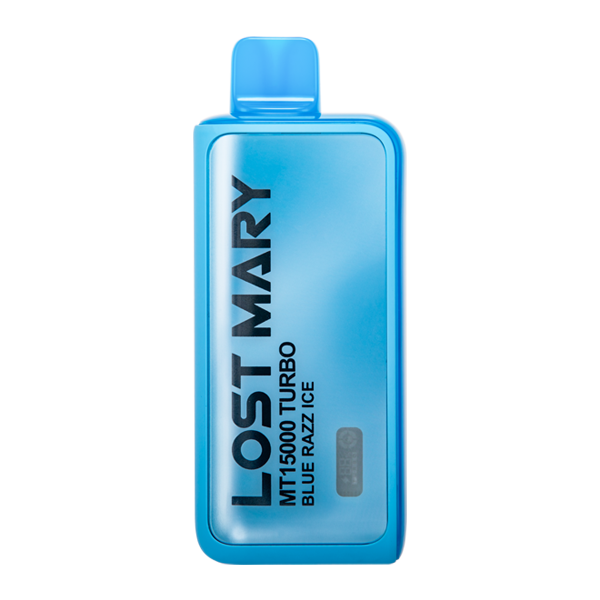 LOST-M_3_cb42bb86-9fb8-4157-aa25-c733375c2921.png Blue Razz Ice Lost Mary MT15000 Turbo (ZERO Nicotine) - Image 1