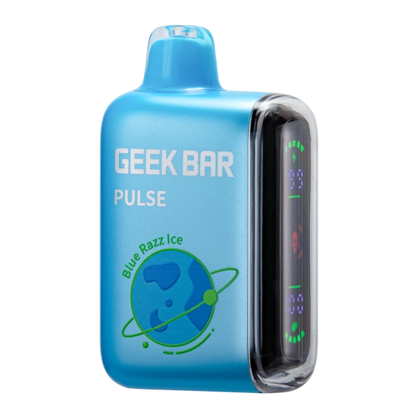 vapes blue razz Geek Bar Pulse 15k device