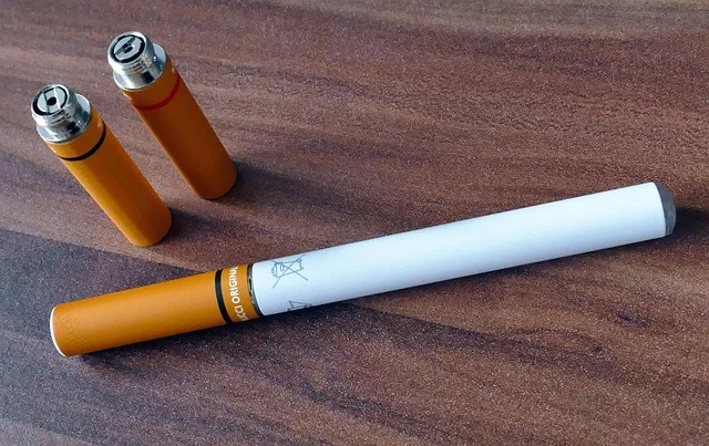 Step-by-step photo guide showing contact cleaning and pod reseating for a foger vape not working
