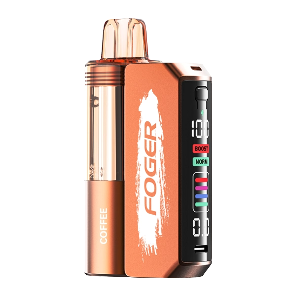 Close-up of the vandyvape pulse chipset display showing wattage and battery life