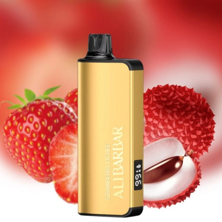 Person taking a draw from a Lost Mary MT15000 Turbo raz non nicotine vape with a relaxed expression, showing proper vaping technique